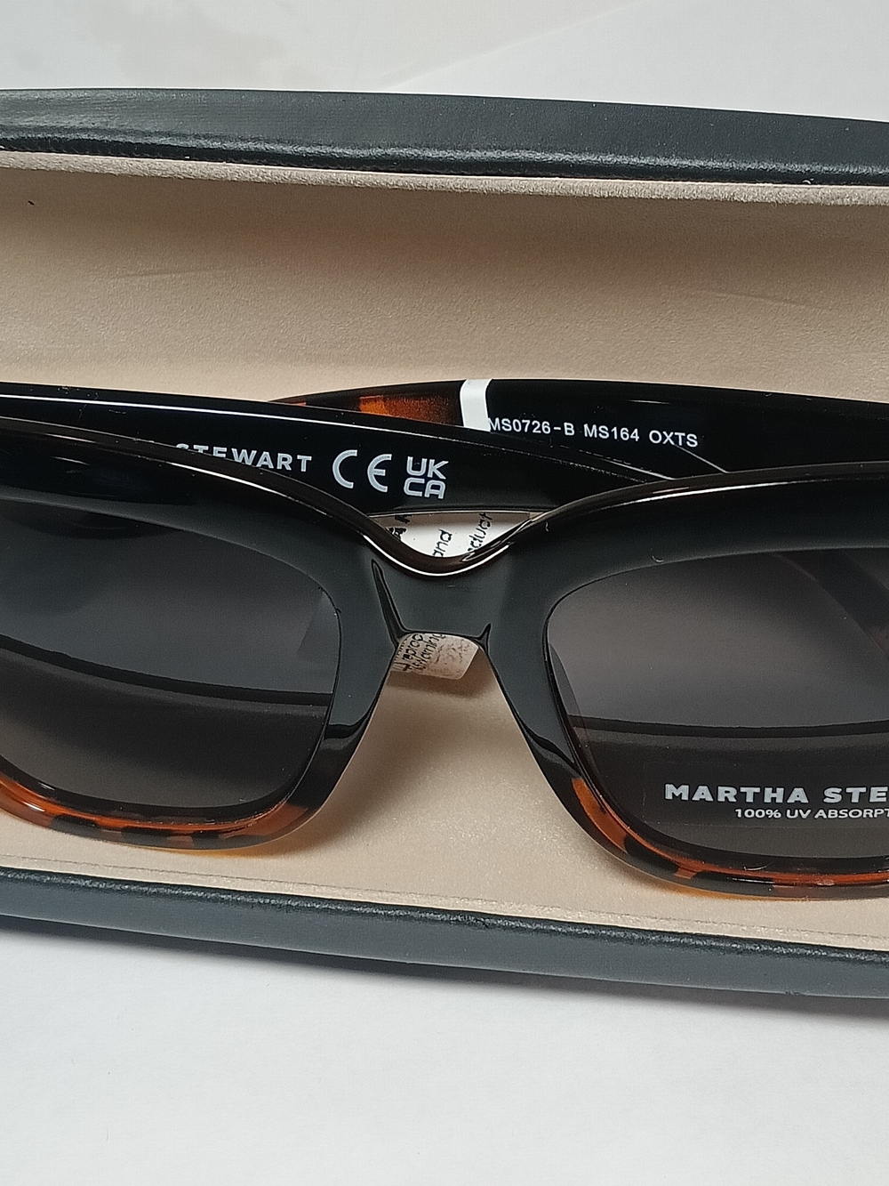 Martha Stewart, Women's Sunglasses, Cat Eye Sunglasses, Black Sunglasses NWT